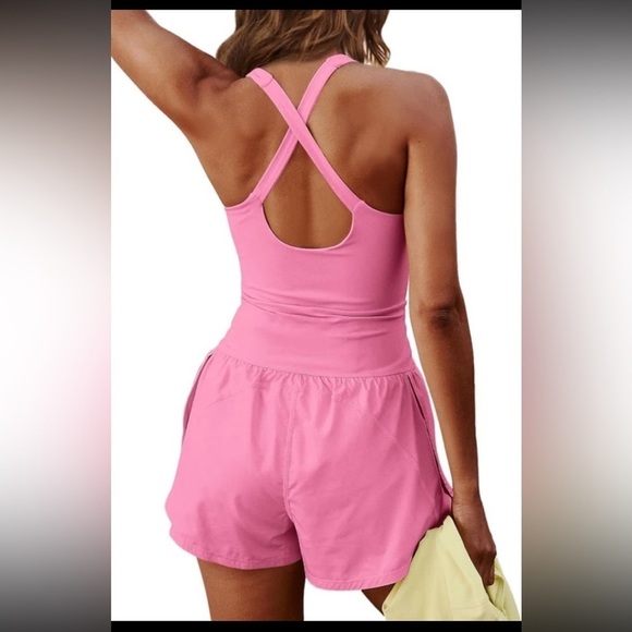 ReachMe Womens Running Onesie Workout Athletic Romper NWT size M - Picture 2 of 8